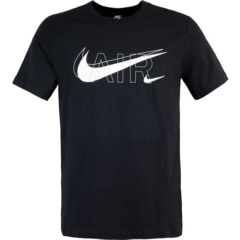 nike schwarzes t shirt mit zierband|Herren Schwarz Oberteile & T.